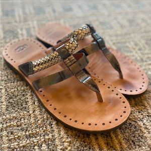 UGG Australia Audra Sterling braided sandals, size 8